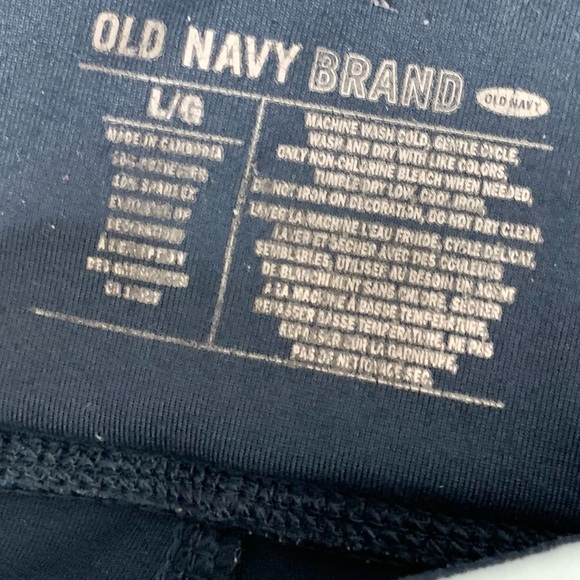 Y2k 2000s Old Navy Women's Leggings Pant Capri Y2k Straight Leg Activewear Large - Picture 4 of 5